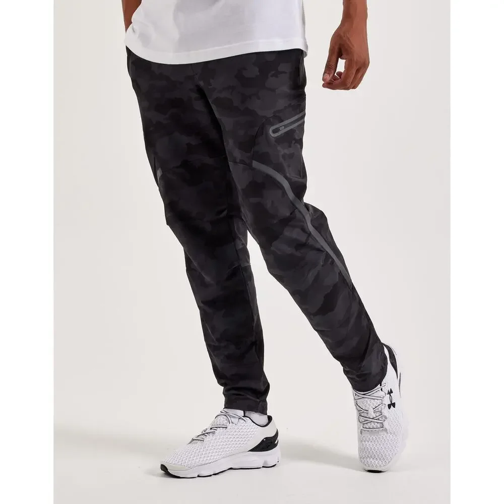 NWT Under Armour UA Unstoppable Men's Cargo Pants in Black Camo size XL